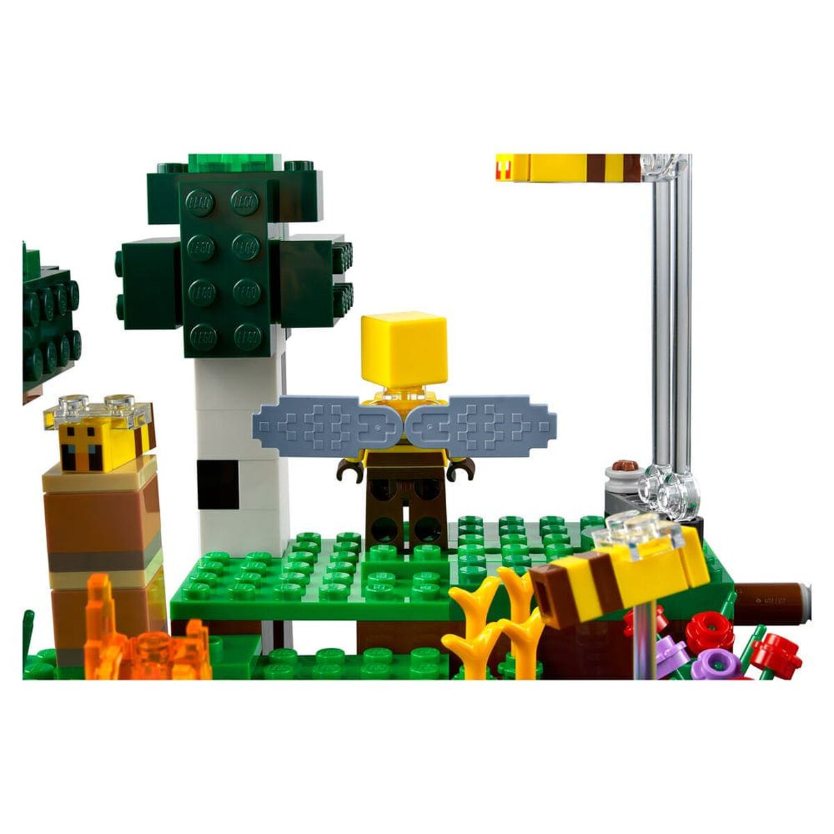 Bloques Lego La Granja de Abejas 238 Piezas Minecraft