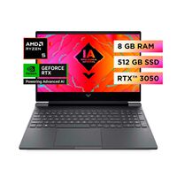 Notebook Gamer HP VICTUS 15-fb2002la AMD Ryzen 5 8GB 512GB SSD 15,6"" NVIDIA RTX 3050