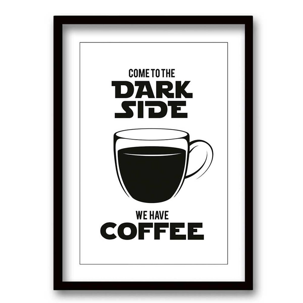 Cuadro Decorativo Retela Coffee White 40 x 30 cm