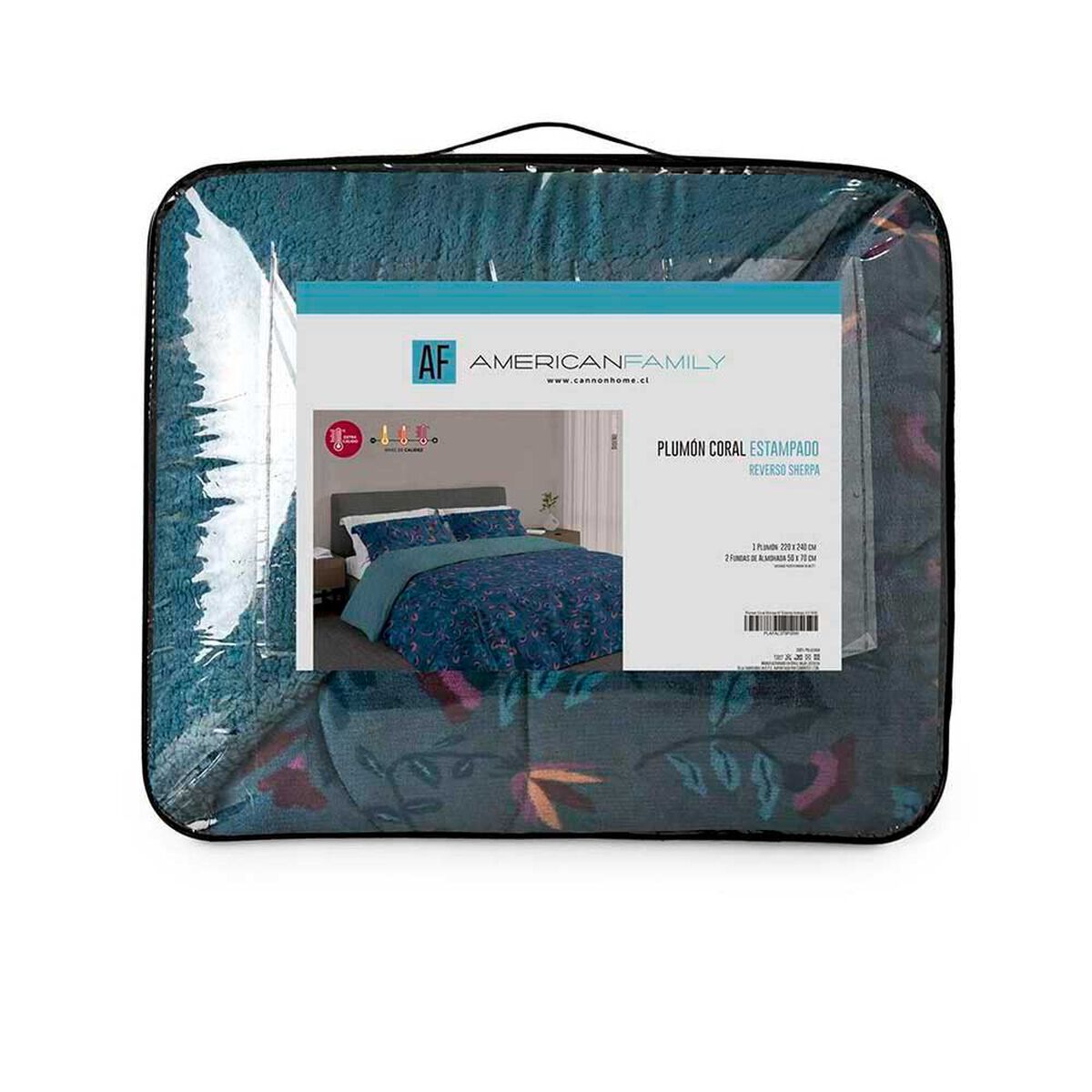 Plum&oacute;n American Family King Escocia Azul