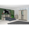 Clóset New Capri 4 Puertas 3 cajones