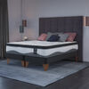 Cama Máximo Carbono Super King + Respaldo Design Grafito