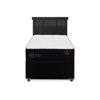 Cama Nido CIC 1,5 Plazas Premium + Respaldo Dublin Negro