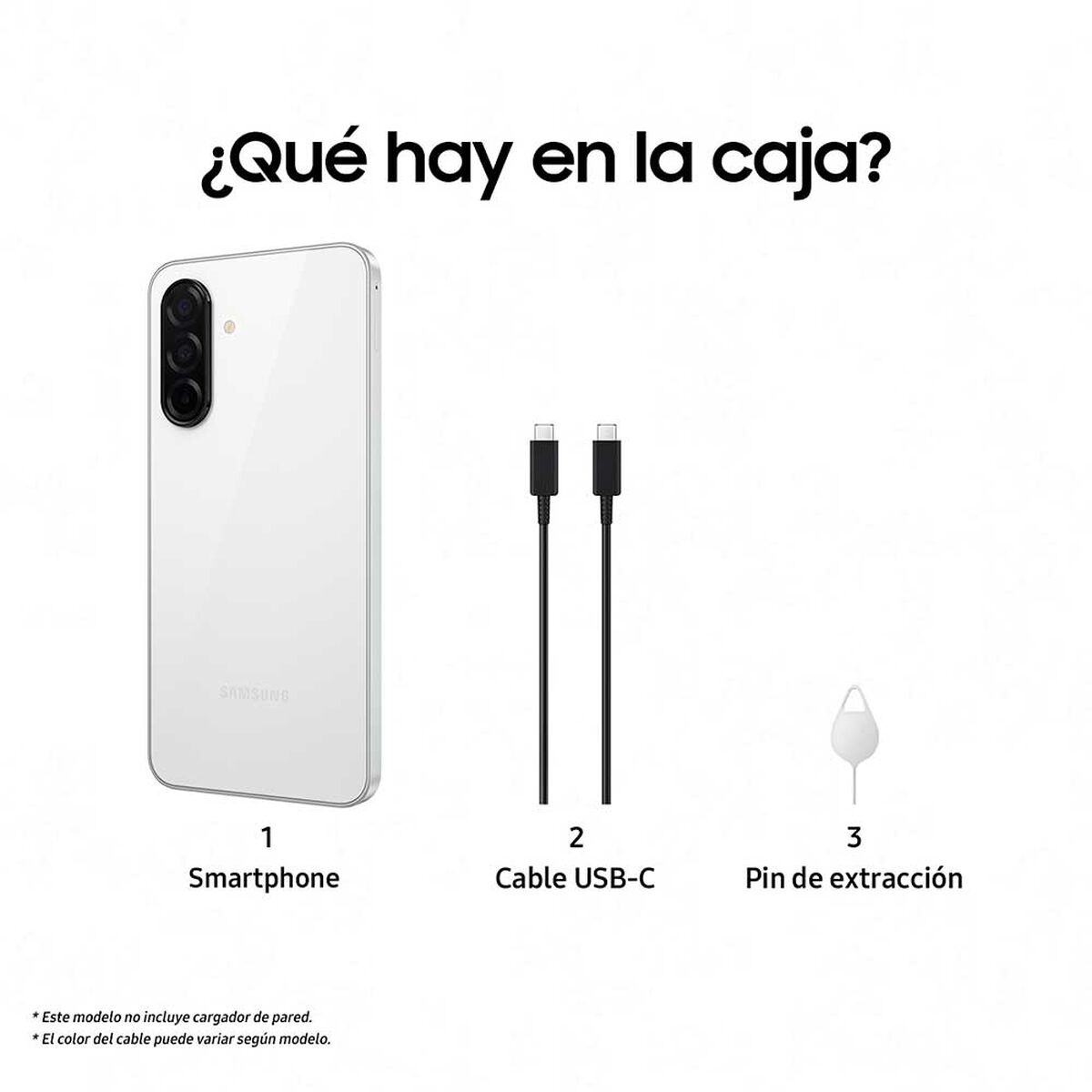 Celular Samsung Galaxy A26 5G 128GB 6,7" Blanco Liberado