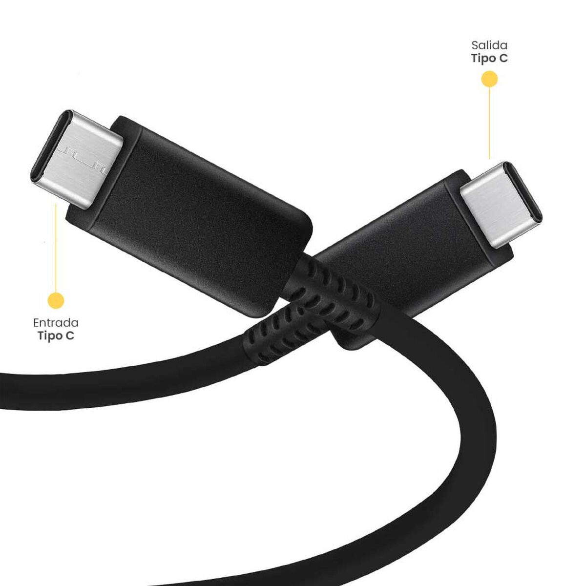 Cable de Carga Levo USB-C 100W 5A 1M