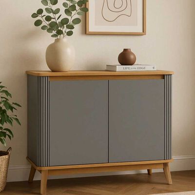 Buffet Amuv Sara 2 Puertas Gris