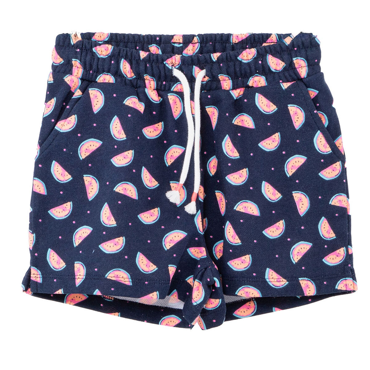 Short Estampado de Algodón Niña Chess