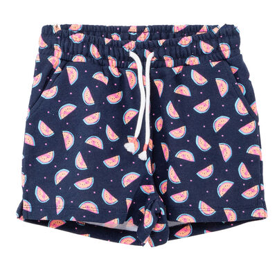 Short Estampado de Algodón Niña Chess