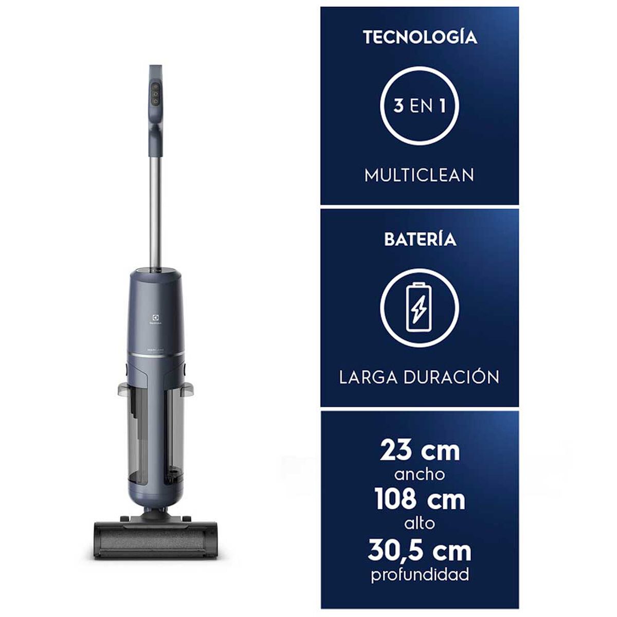 Aspiradora Vertical Inalámbrica Electrolux EMC2500