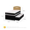 Cama Nido CIC 1,5 Plazas Ortopedic + Respaldo Gles Alpino