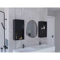 Mueble Auxiliar TuHome Bath 51 2 Puertas Wengue
