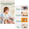 Silla de Comer Multifuncional con Ruedas Rosada Lubabycas