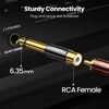 Adaptador Gold Mono Rca H/M Plug 6.3Mm Ugreen Av169