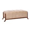 Banqueta Latam Home Marsella Cuero Beige