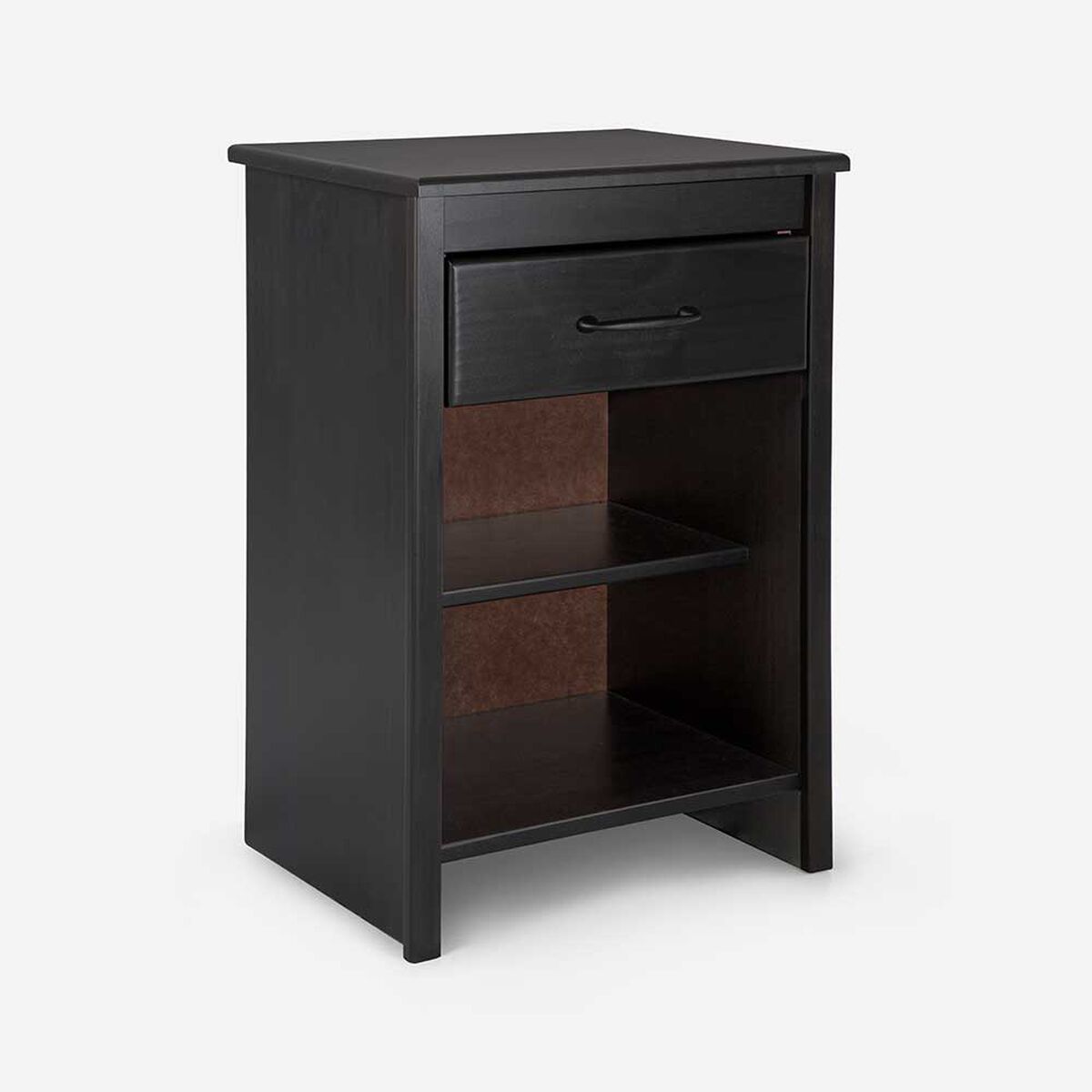 Cama Europea Rosen 1 Plaza Indie + Respaldo +  Velador Maurice