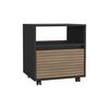 Velador TuHome Austin 1 Cajones Wengue y Lenno