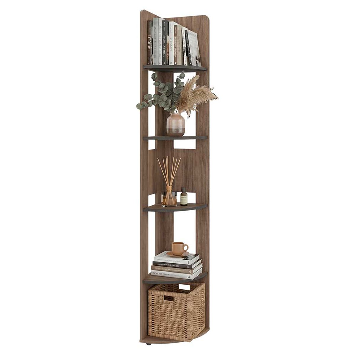 Estante Tuhome Home E7 Avellana Wengue