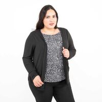 Sweater Mujer Extralindas Negro, Rosado
