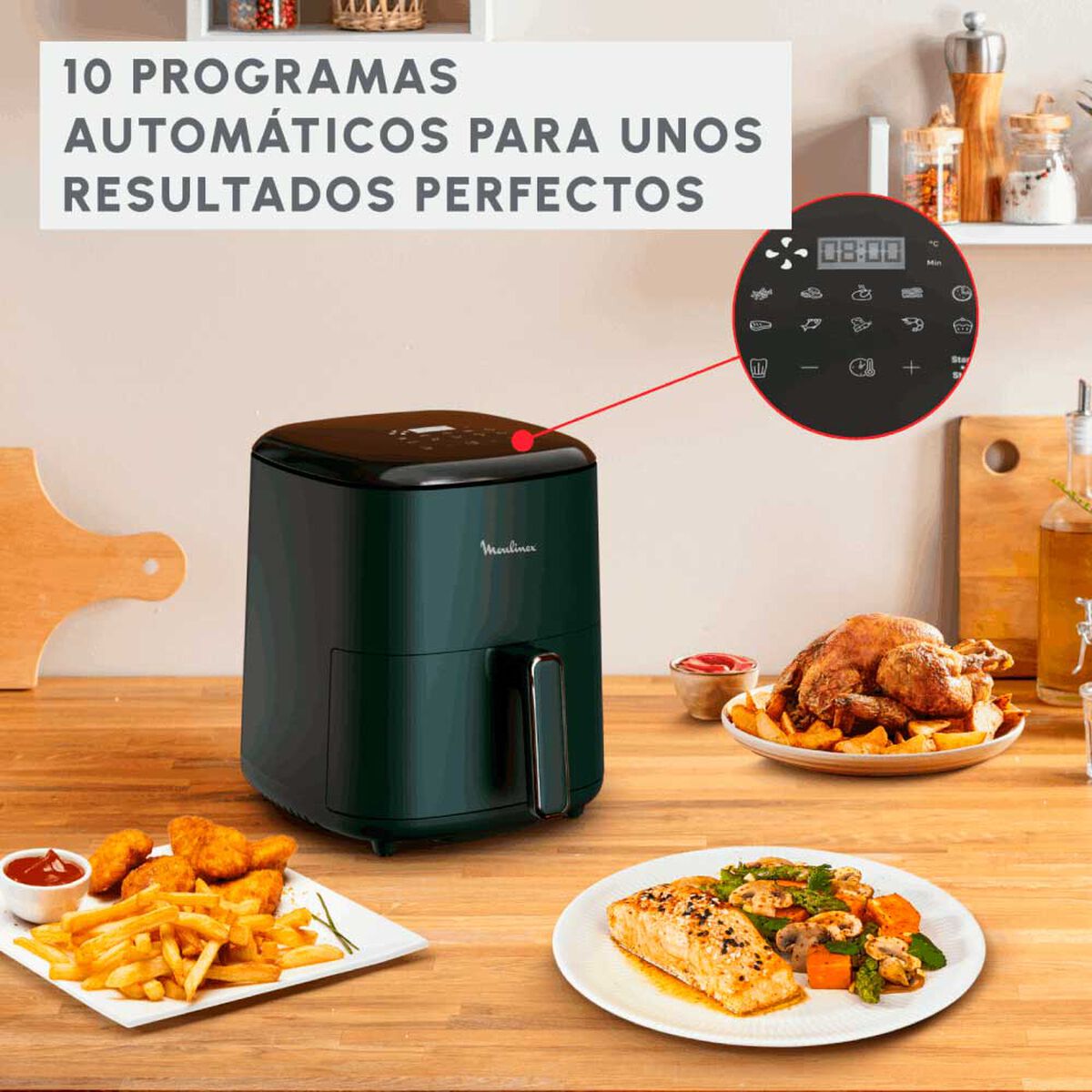 Freidora de Aire Moulinex Ez245320 5 lts.