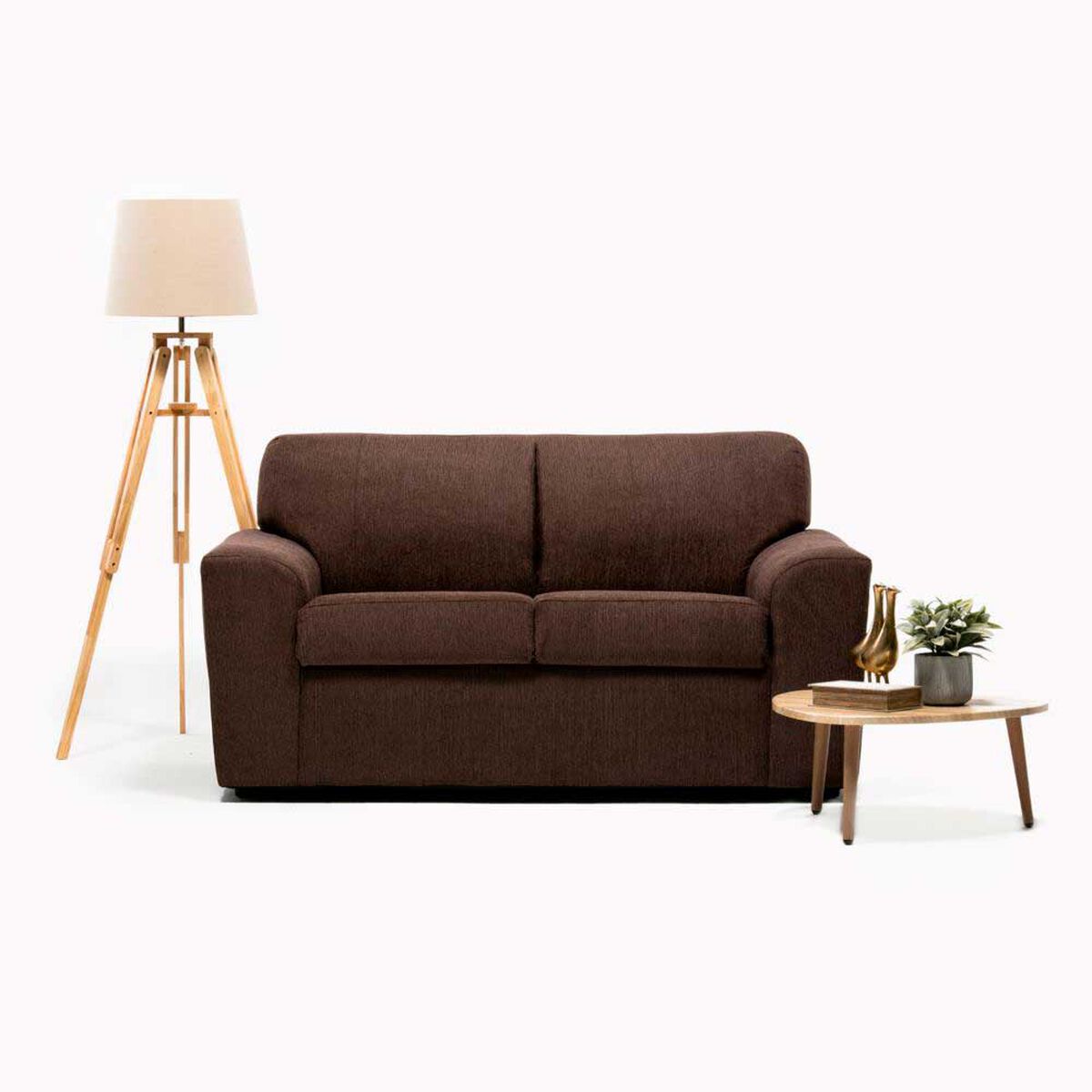 Sof&aacute; Cabsur Milan 2 Cuerpos Chenille Chocolate