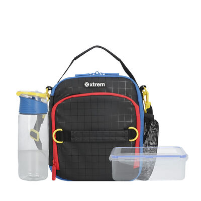 Lonchera Térmica Xtrem Lunch-Pack 5XT Checks Negro