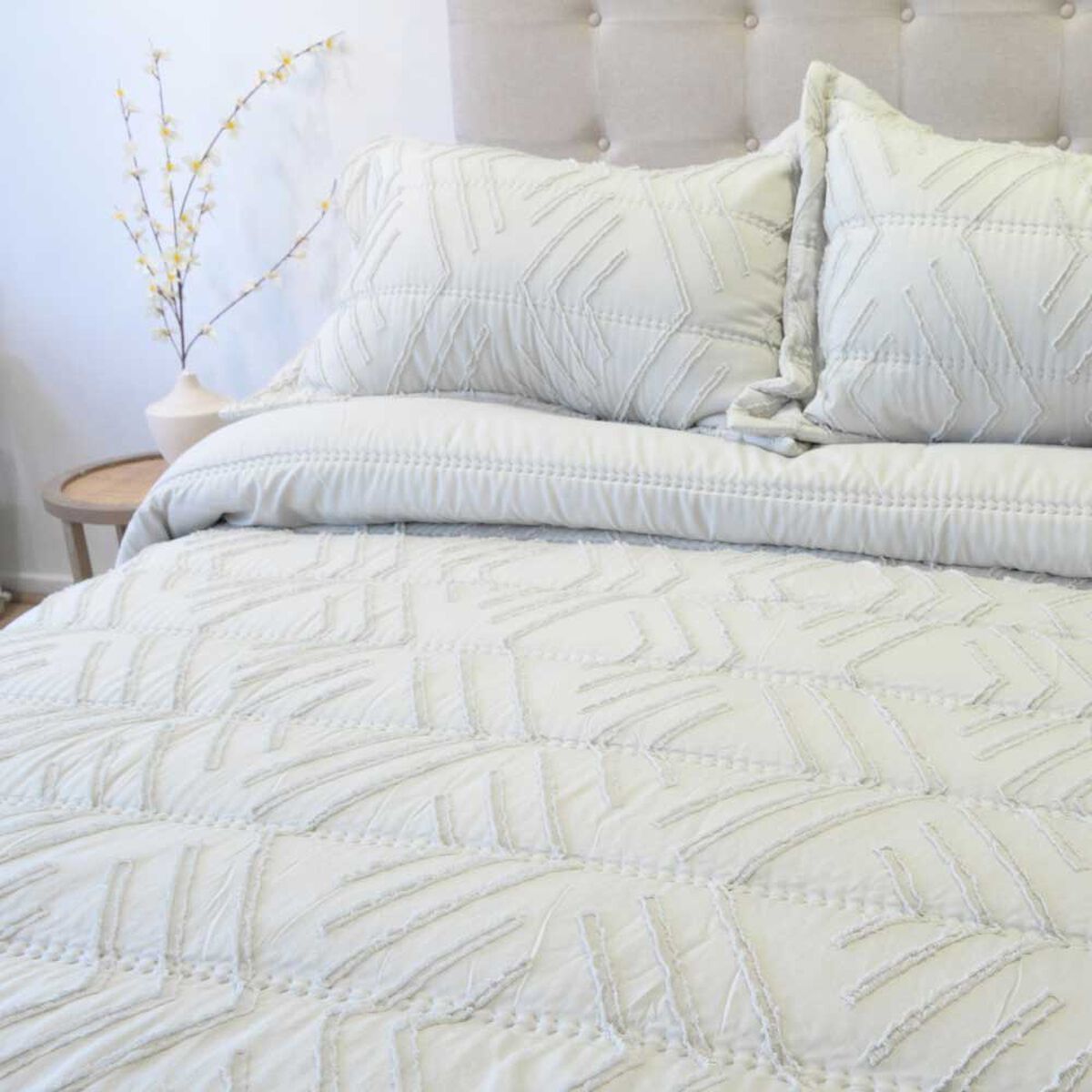 Plum&oacute;n Doral King Touch Nebula Liso Beige