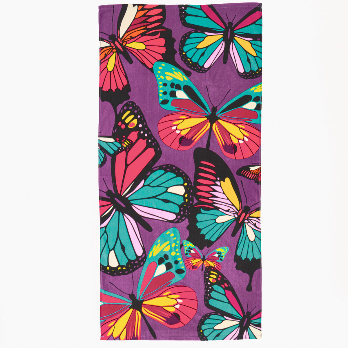 Toalla de Playa Velour Butterfly 75 x 150 cm