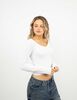 Polera Crop Manga Larga Mujer Icono