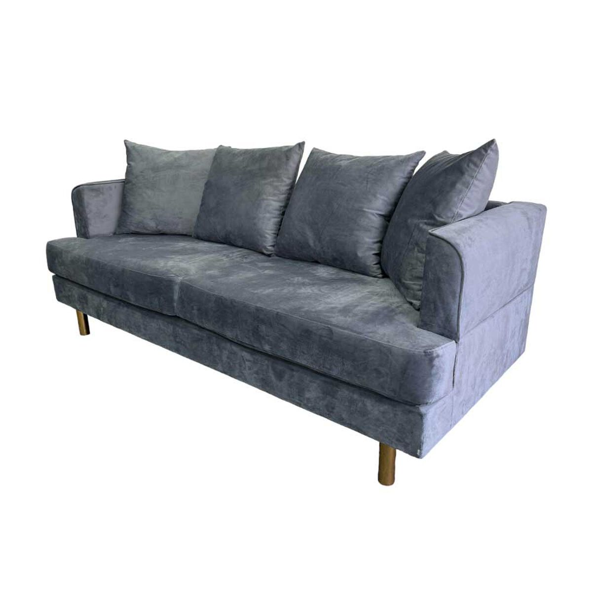 Sofá Furnitech Estambul 3 Cuerpos Gris