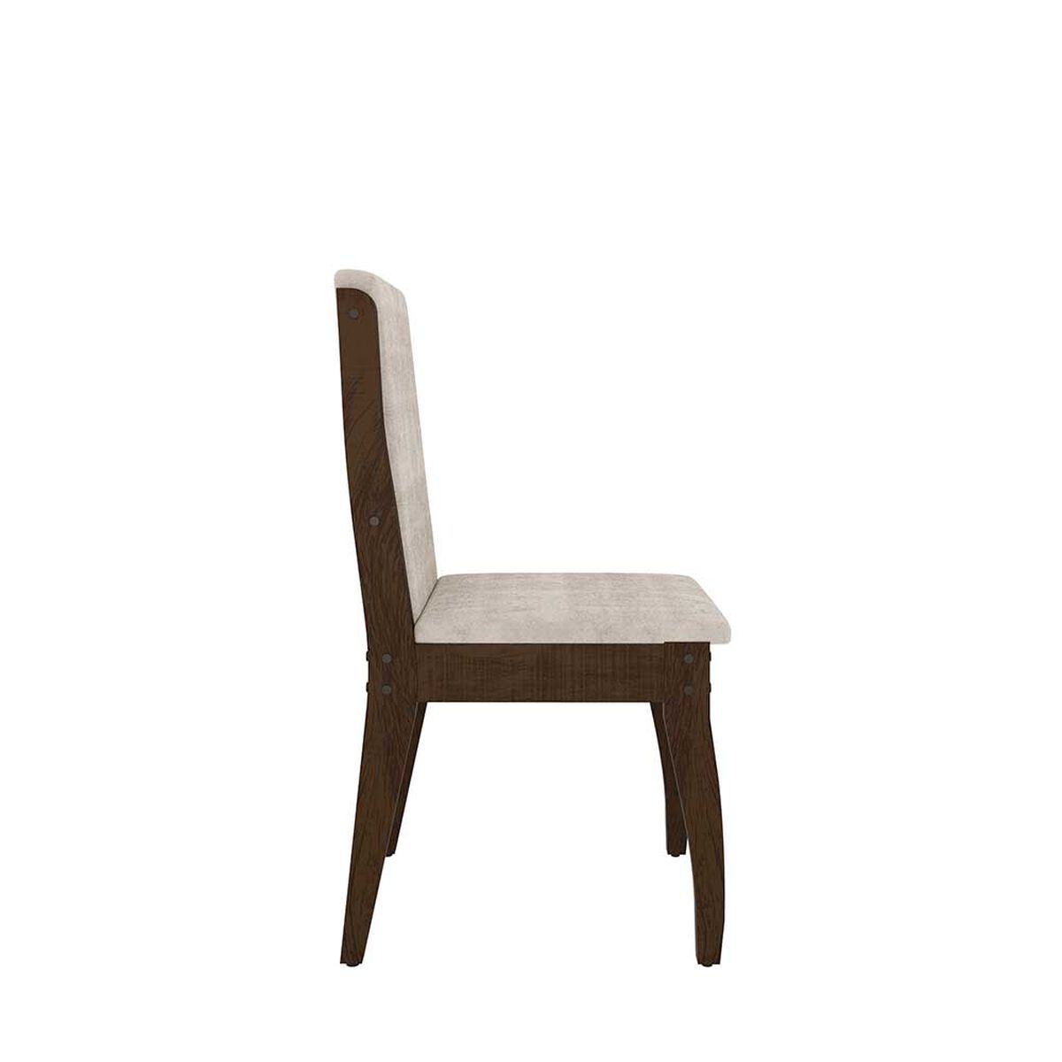 Juego de Comedor Decocasa Lorenzi 4 Sillas Café