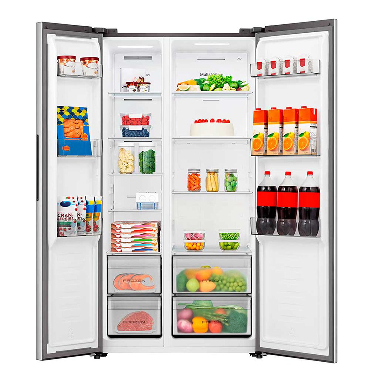 Refrigerador Side by Side Hisense RS3P558NECF 544 L