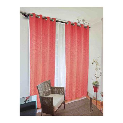 Imagen 1 del producto Combo Cortinas Doral Camila 220 x 140 cm Rojo