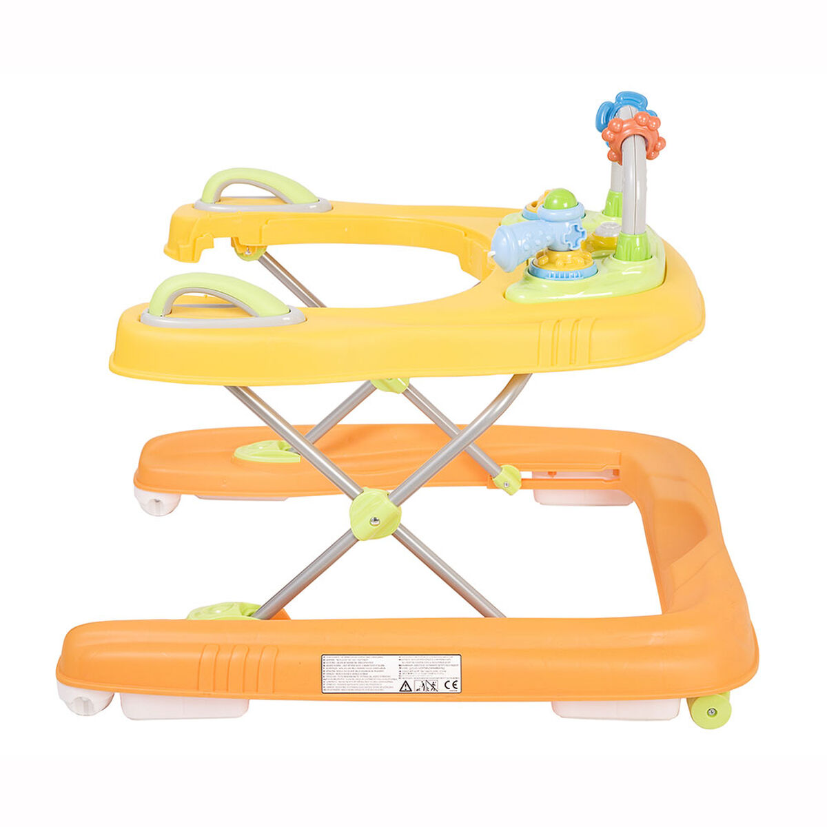 Andador Happy Step 2 en 1 BG-0416 Naranjo
