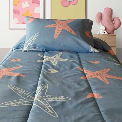 Imagen 1 del producto Plumón Illusions 1,5 plazas Infantil Starfish Celeste