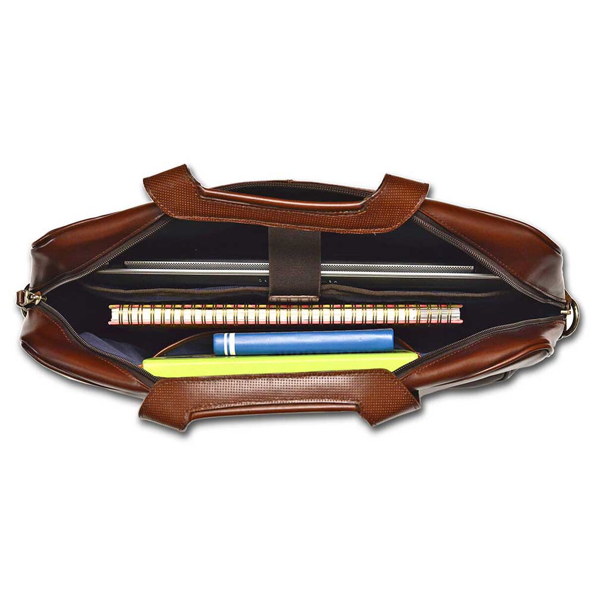 Maletín para Notebook Cuero Craftmen MMT02E-C Camel 12 lt