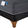 Cama Europea Flex Base Dividida 2 Plazas Black