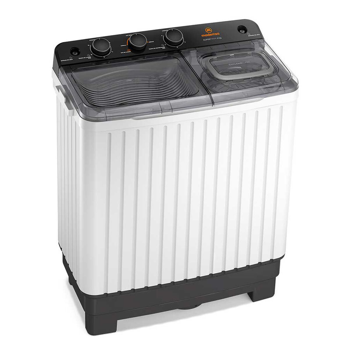 Lavadora Semi Autom&aacute;tica Mademsa MWMSAT6W 6 kg