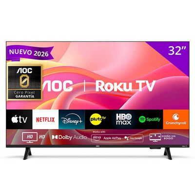 Smart Tv Led 32"" Aoc Roku Tv 32S5155 Negro