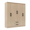 Clóset Roca 6 Puertas 2 Cajones Segalin Maple