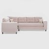 Sofá Seccional Izquierdo Living Factory Dubai 5 Cuerpos Beige