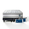 Cama Europea Flex 2 Plazas Majesty + 2 almohadas
