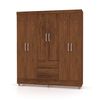 Clóset KEA Ideal 6 Puertas 2 Cajones Rustico