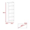 Estante 4 Repisas + Estante 2 Puertas + Estante 5 Repisas TuHome Home Macadamia