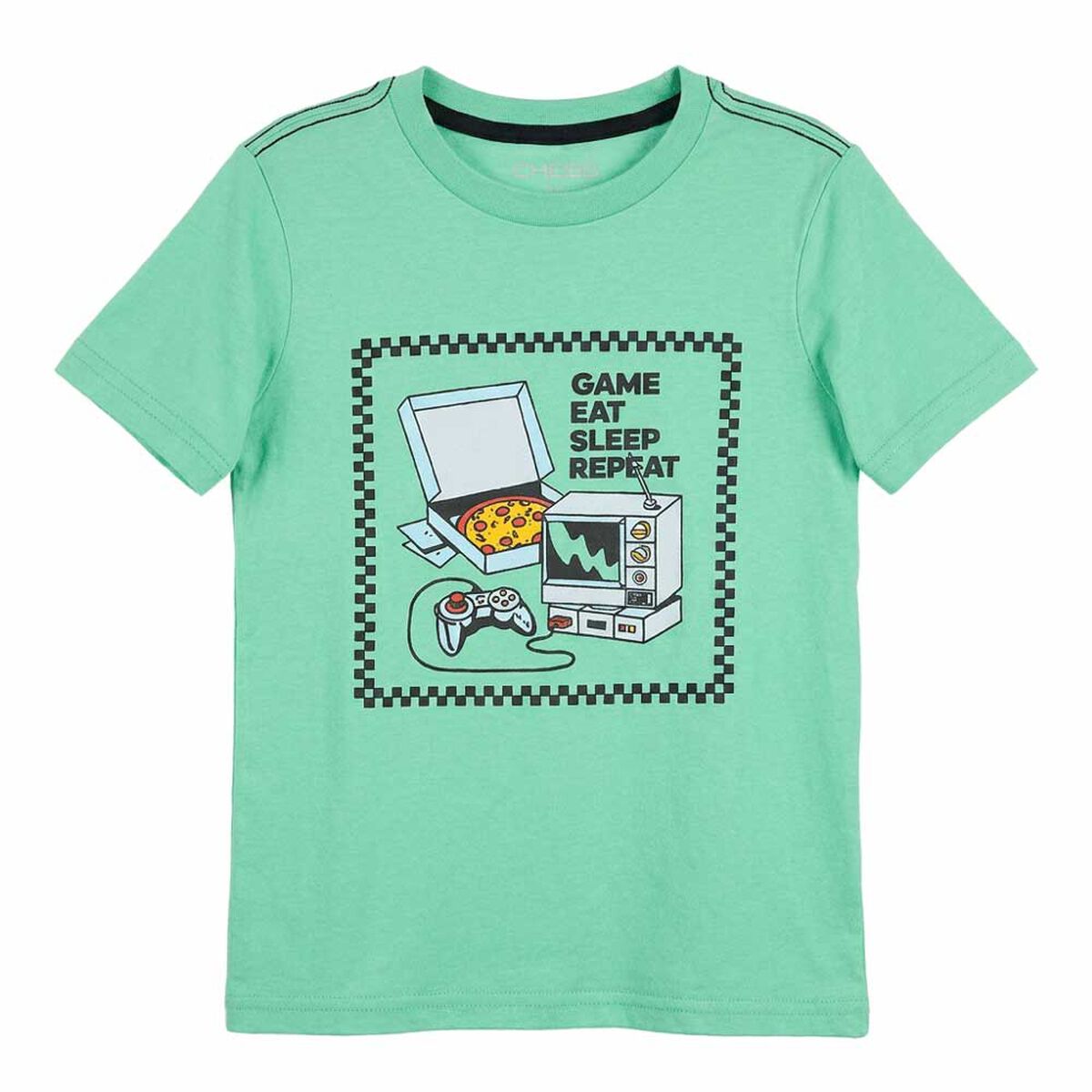 Polera Manga Corta Ni&ntilde;o Chess