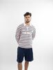 Polera Polo Rayada Manga Larga Hombre Icono