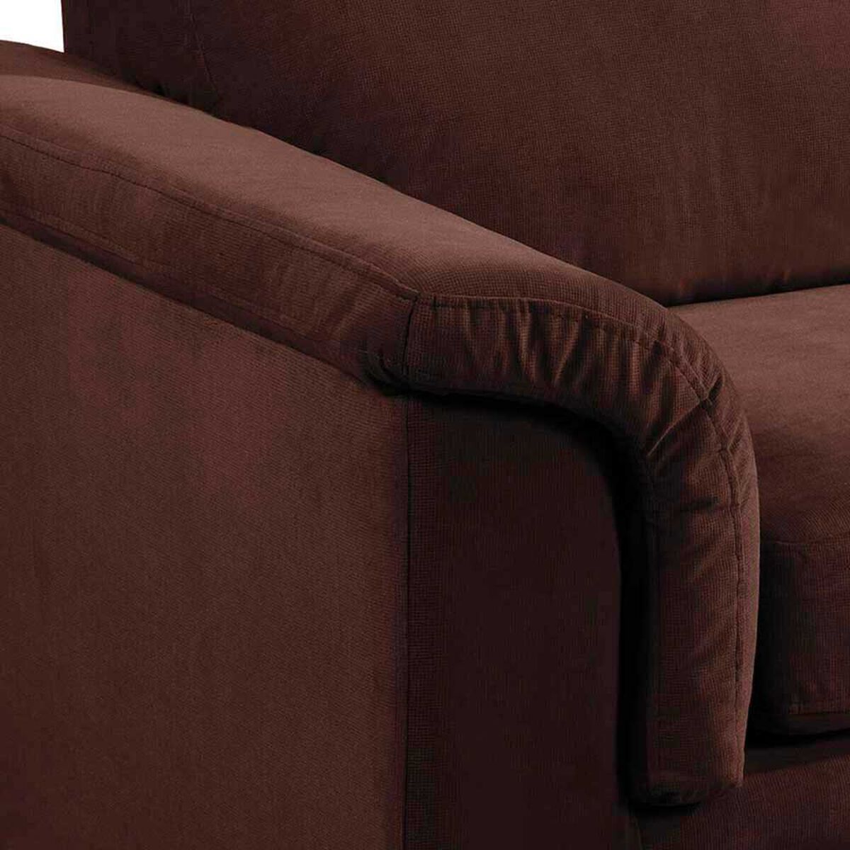 Sof&aacute; Tela Latam Home Ancona 3 Cuerpos Chocolate