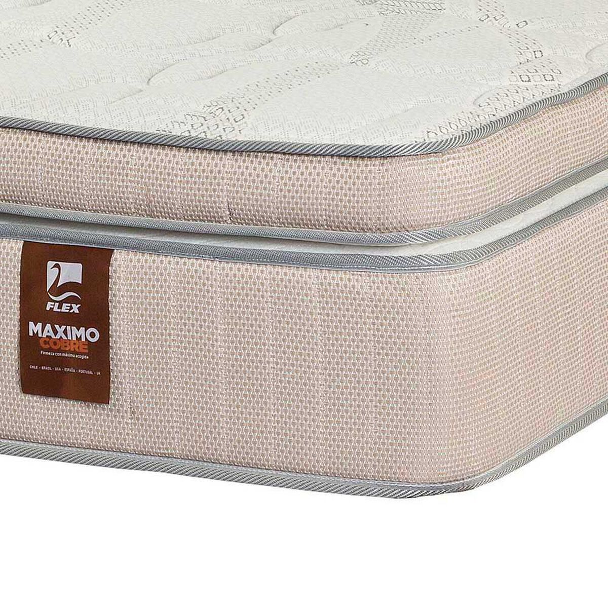 Colch&oacute;n Flex 2 Plazas M&aacute;ximo Cobre