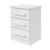 Velador Di Poretti Design Baiao 3 Cajones Blanco
