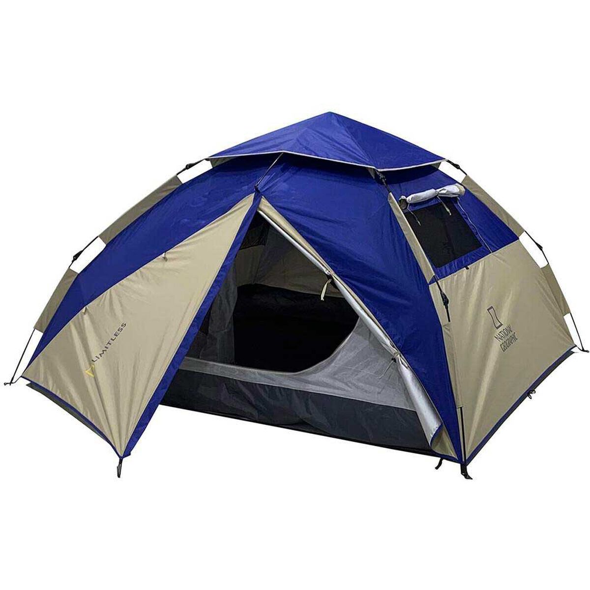Carpa National Geographic Fiordland para 4 Personas Azul