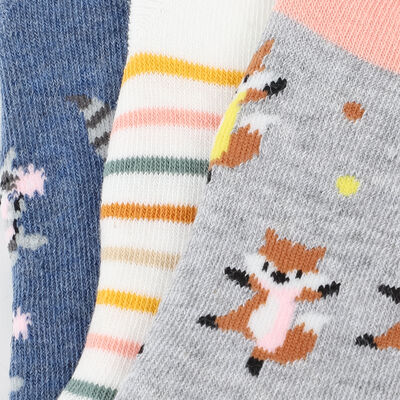 Imagen 2 del producto Pack 3 Unidades Calcetin Mujer Invisible de Algodón Icono Surtido